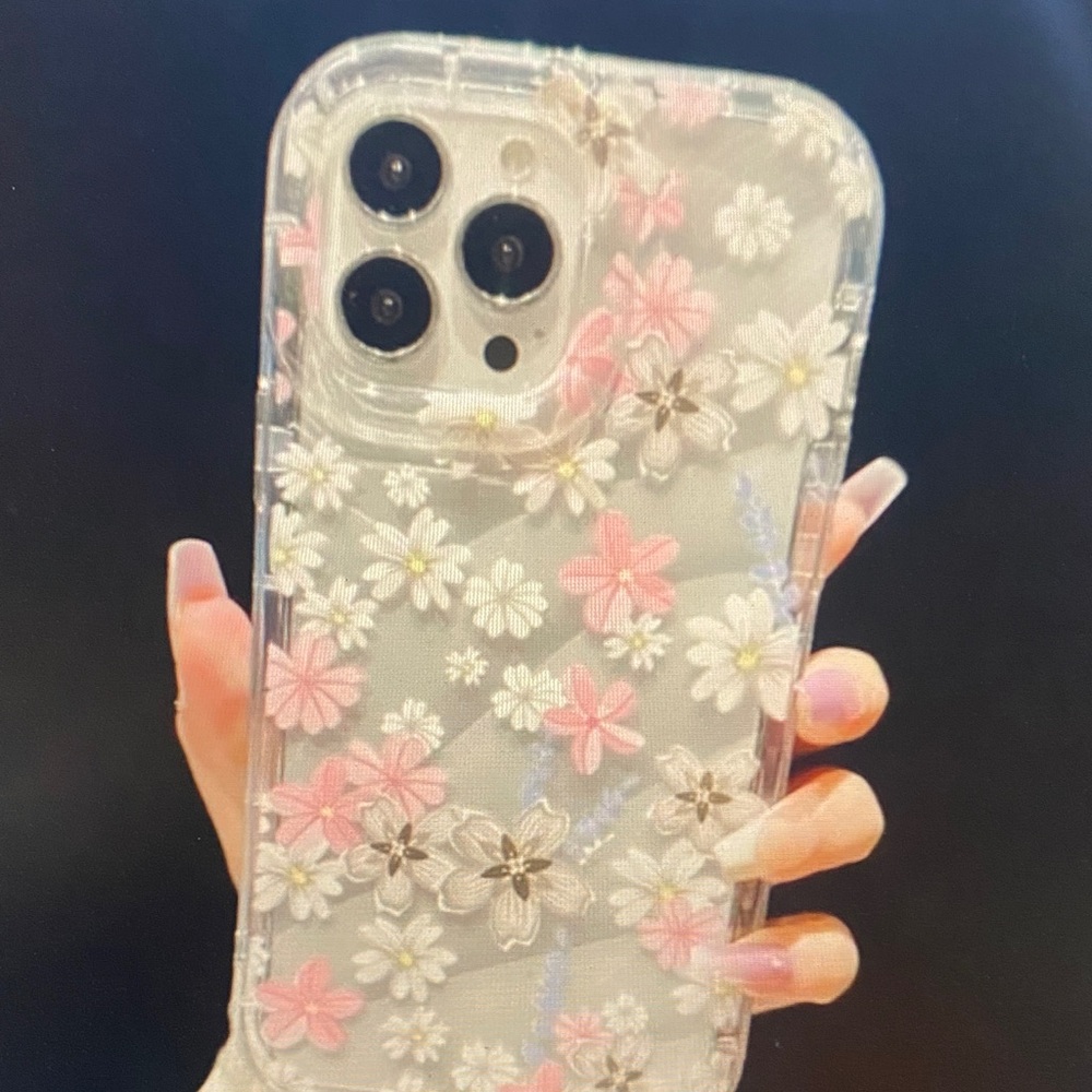 Floral Clear Phone Case